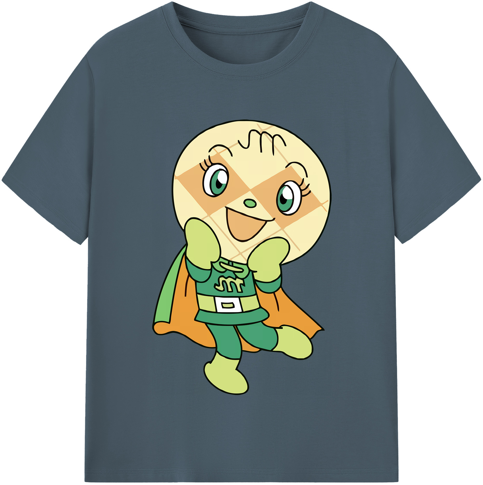 （画像用） アンパンマン Anpanman 綿100％半袖Tシャツ（フロントプリント）